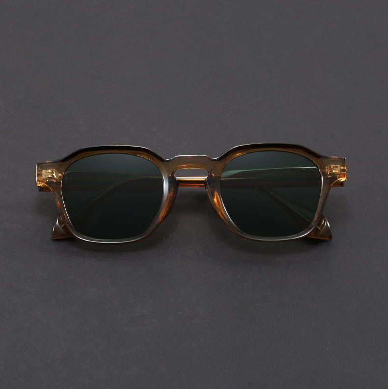 Retro Square Sunglasses – UV Protective Street Style Shades