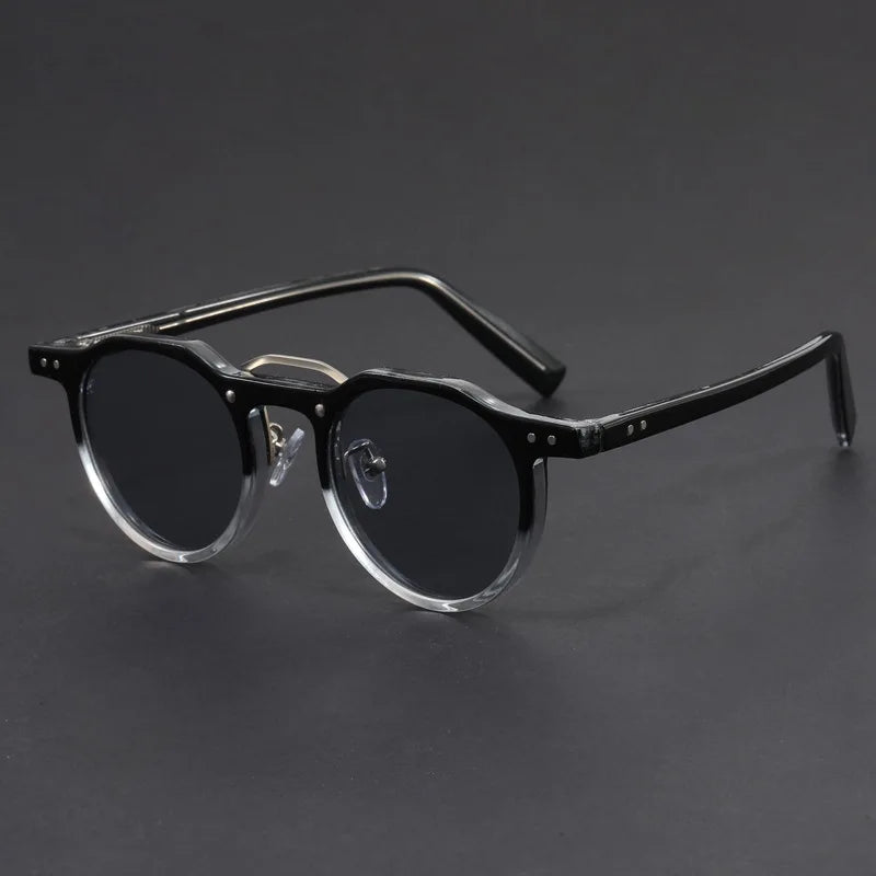 Runde Sonnenbrille im Vintage-Stil – leichte UV400-Brille