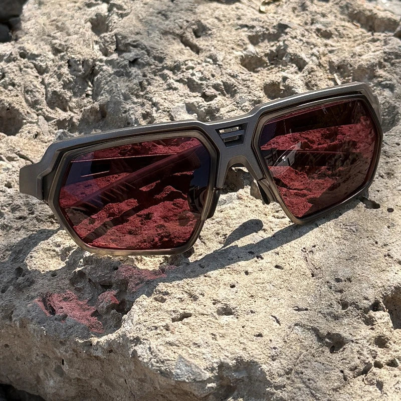 Wrap-Around Polarized Sport Sunglasses for Cycling & Running