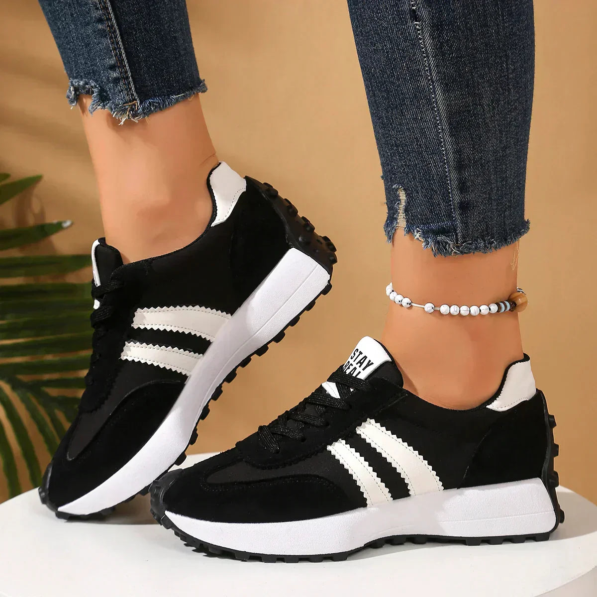 Stay-Real Sneakers | Retro style that goes with everything