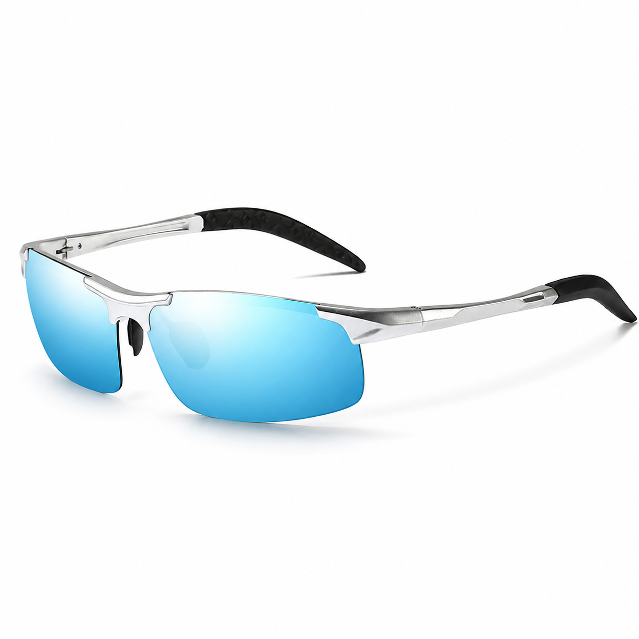 Herren Polarisierte Sportsonnenbrille – Leichter Metallrahmen zum Autofahren Angeln Golfen Laufen