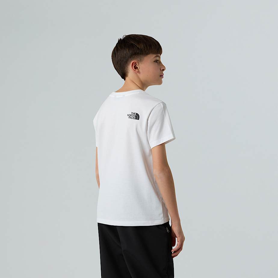 Teenager T-Shirt mit schlichtem Kuppel-Print