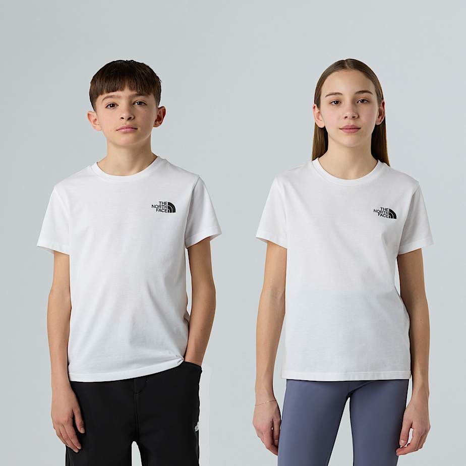 Teenager T-Shirt mit schlichtem Kuppel-Print