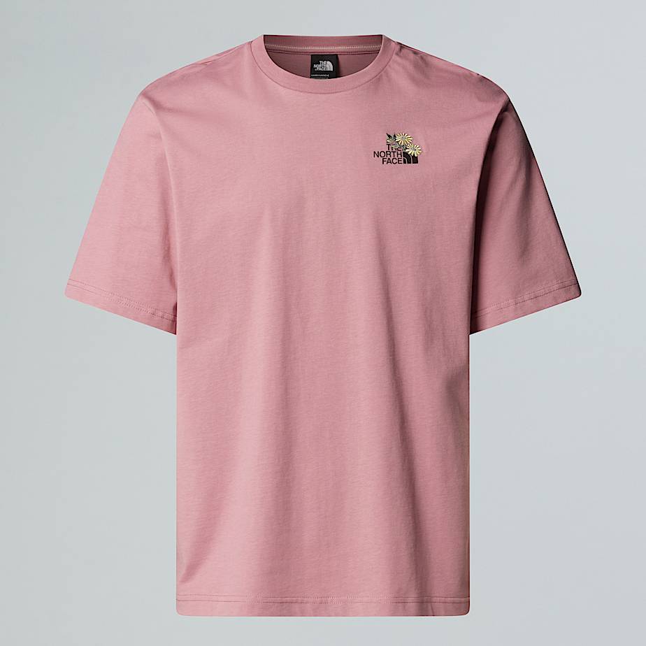 Unisex Dome Blumen-T-Shirt mit lockerem Schnitt