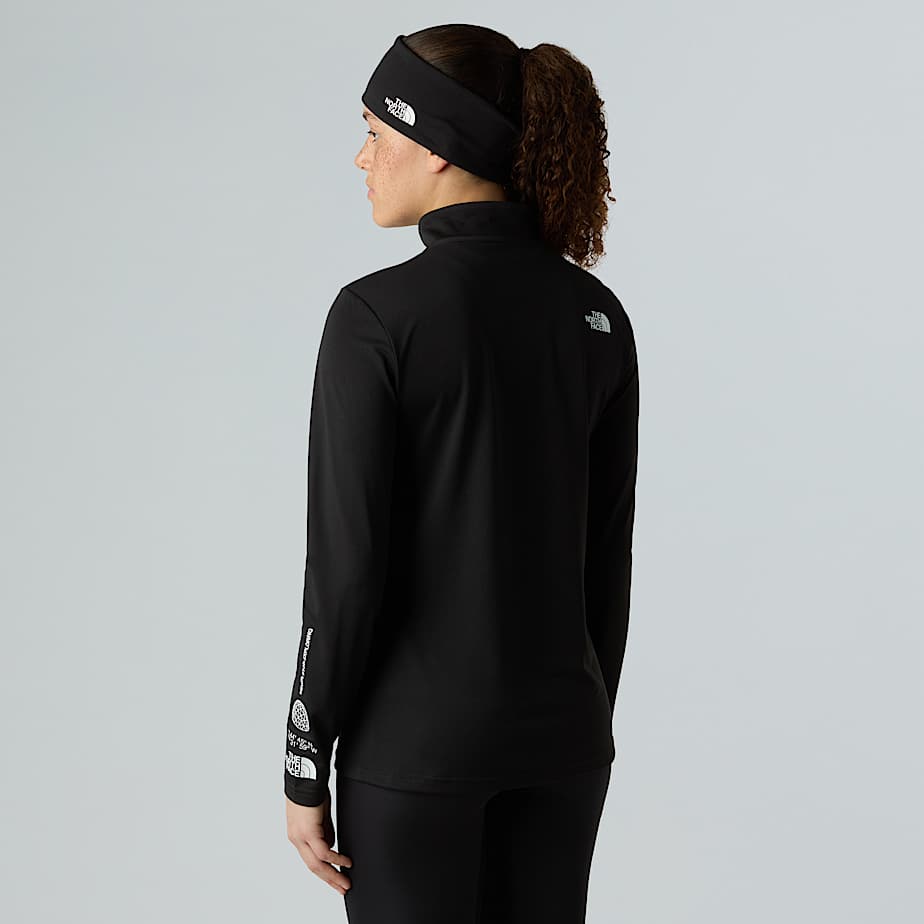 Damen Flex Langarmshirt mit 1/4-Reißverschluss