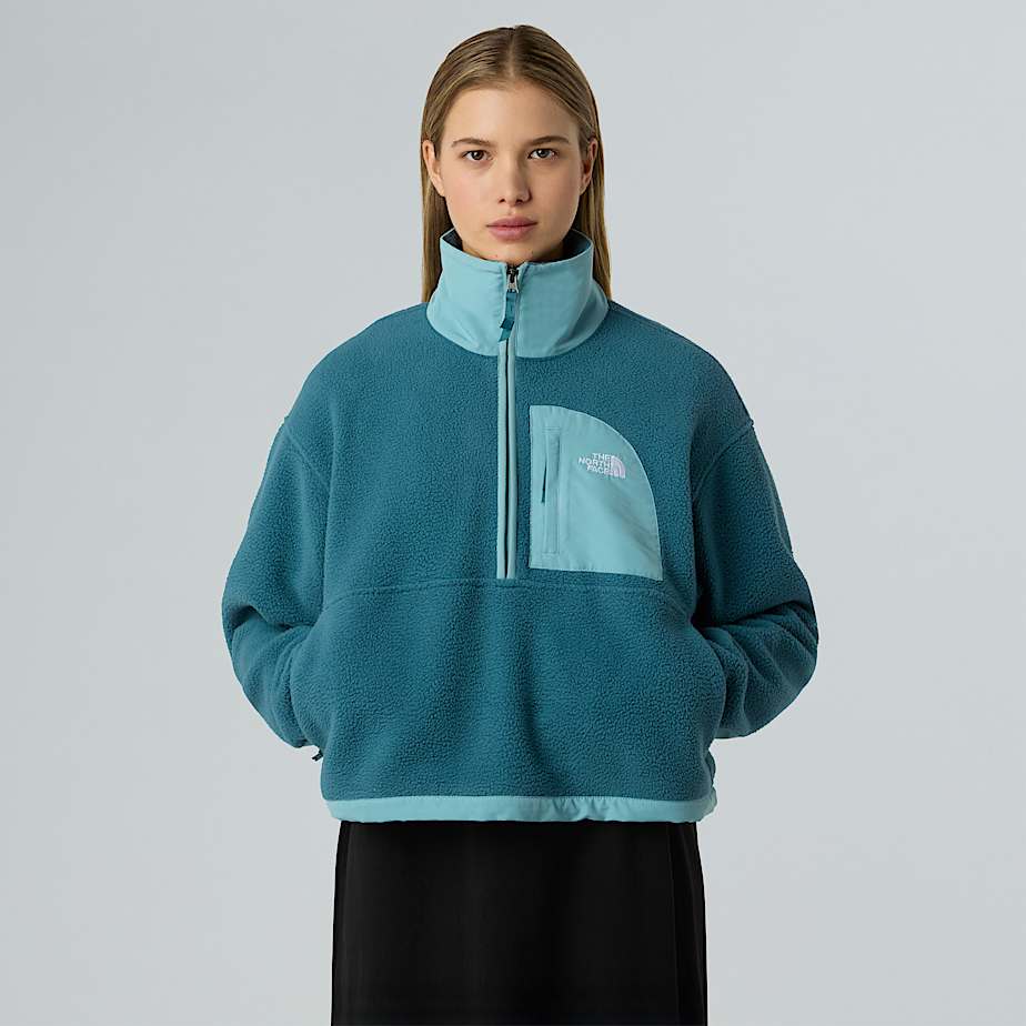 Damen Yumiori Fleecejacke mit halbem Reißverschluss für die Nebensaison