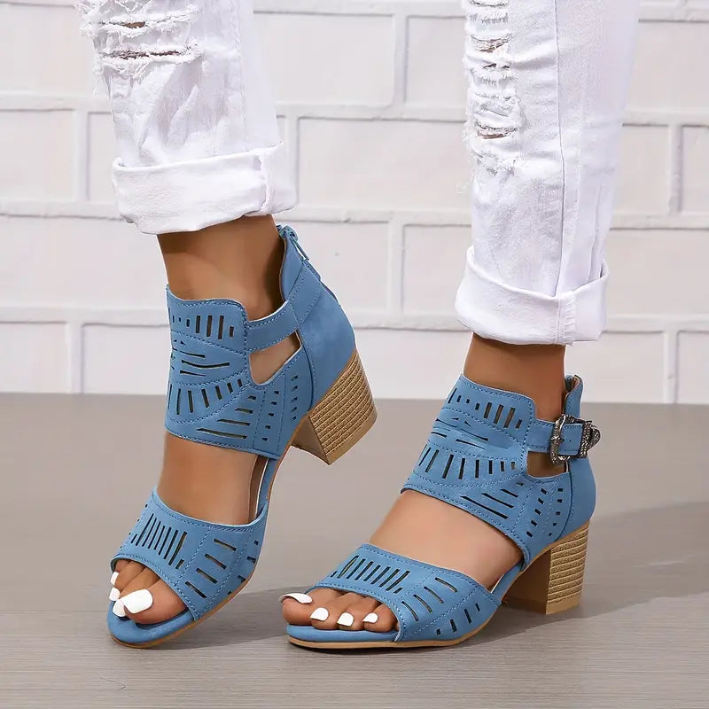 Women's Orthopaedic High Heel Leather Shoes