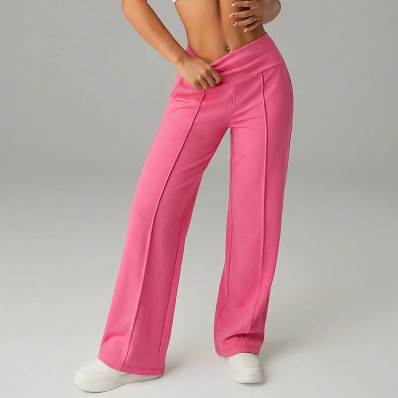 💥50K+ SOLD💕Women's Plain Loose Straight Leg Pants