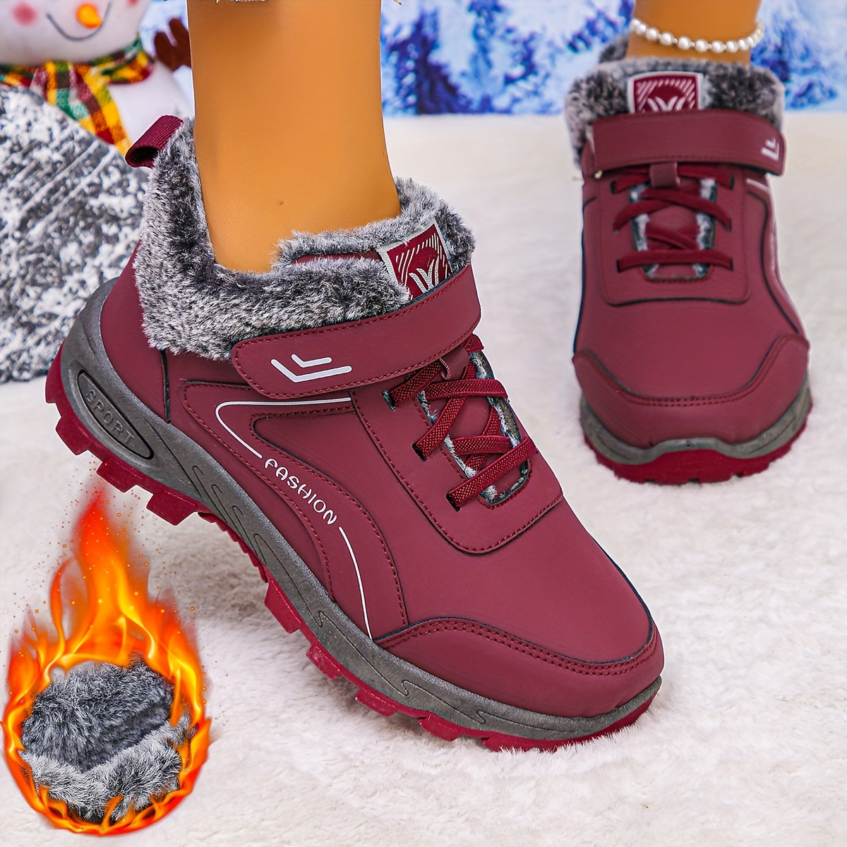 Women'S Winter Warm Ankle Boots