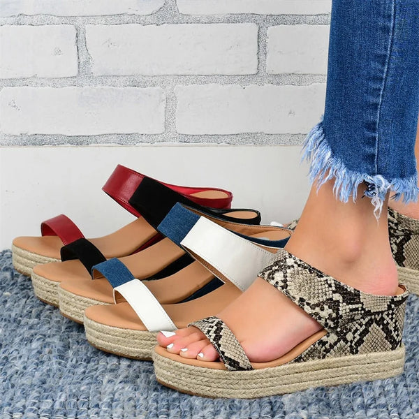 Damen Wedges Sandalen