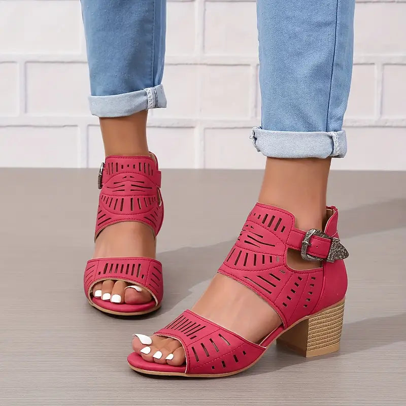 Women's Orthopaedic High Heel Leather Shoes