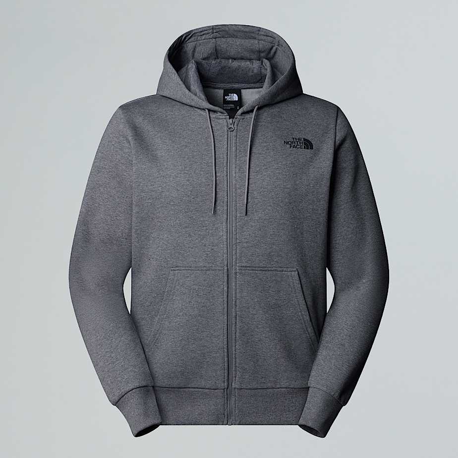 Herren Simple Dome Kapuzenjacke mit durchgehendem Reißverschluss