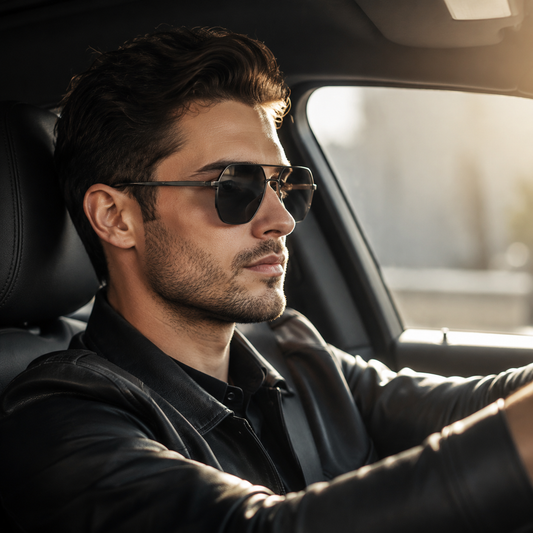 Luxury Metal Photochromic Sunglasses Polarized Stylish Chameleon Anti-glare Driving Shades UV400