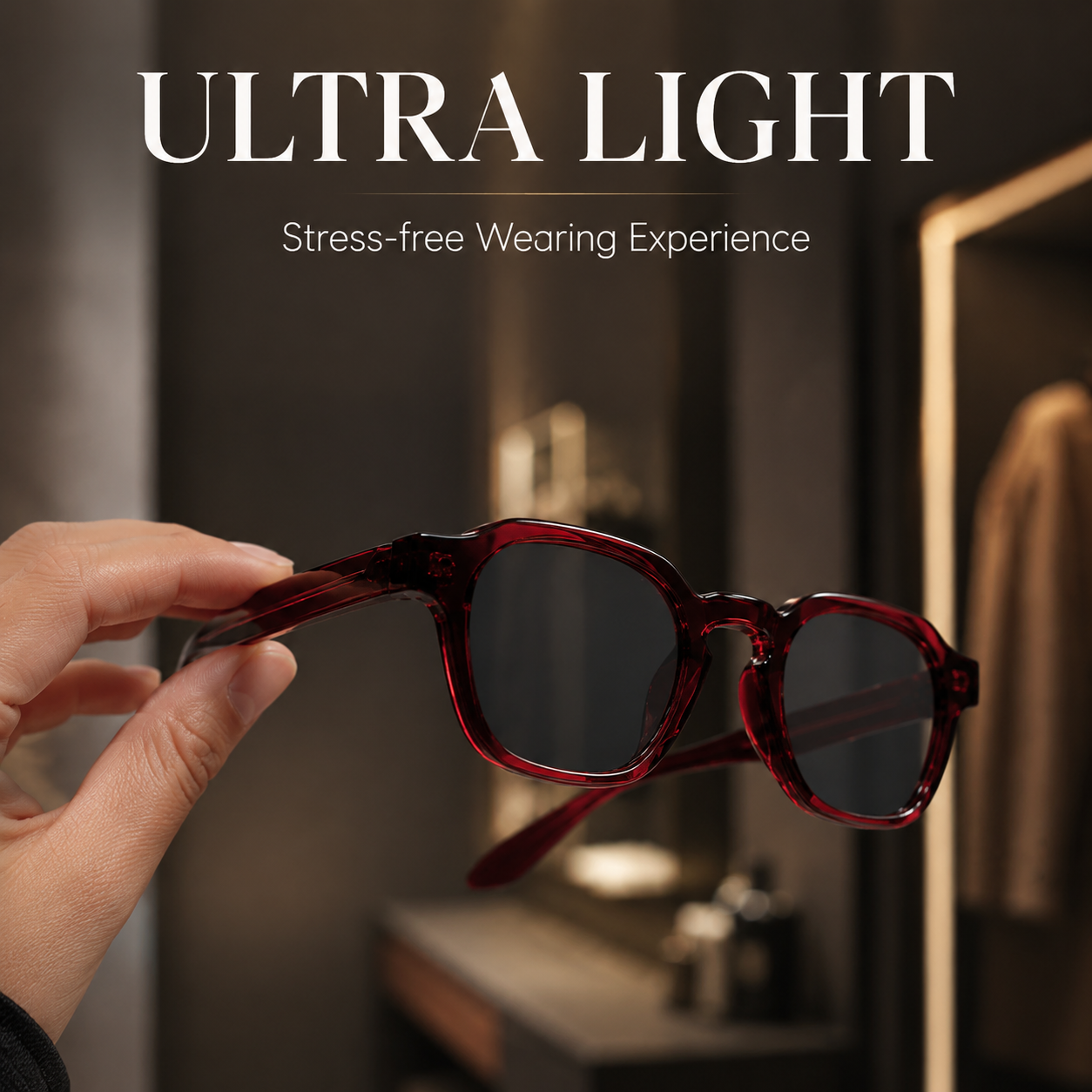 Retro Square Sunglasses – UV Protective Street Style Shades