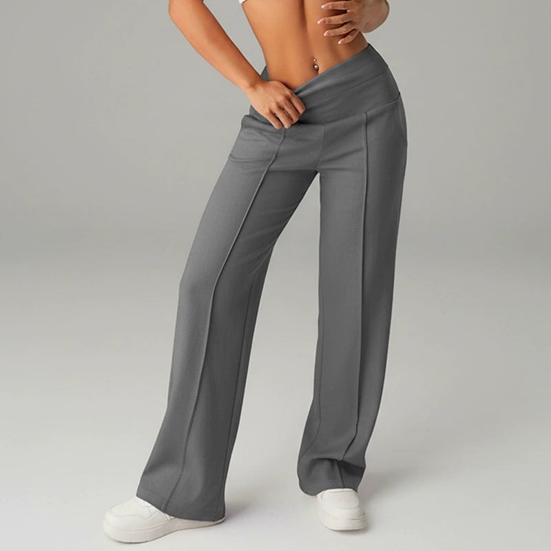 💥50K+ SOLD💕Women's Plain Loose Straight Leg Pants