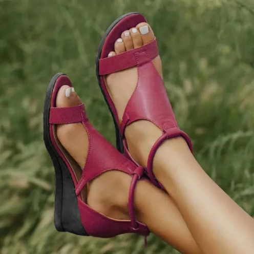 Damen Wedges Sandalen