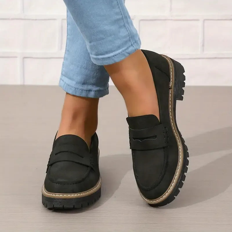 Women's Fashion Thick Sole Loafers