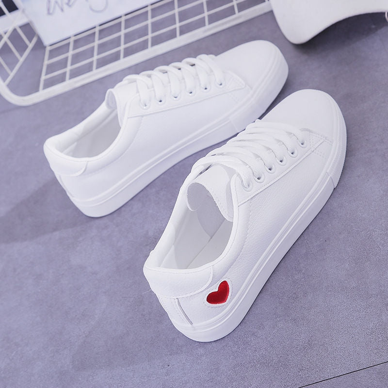 Weiße Low-Top Bequeme Orthopädische Sportsneaker