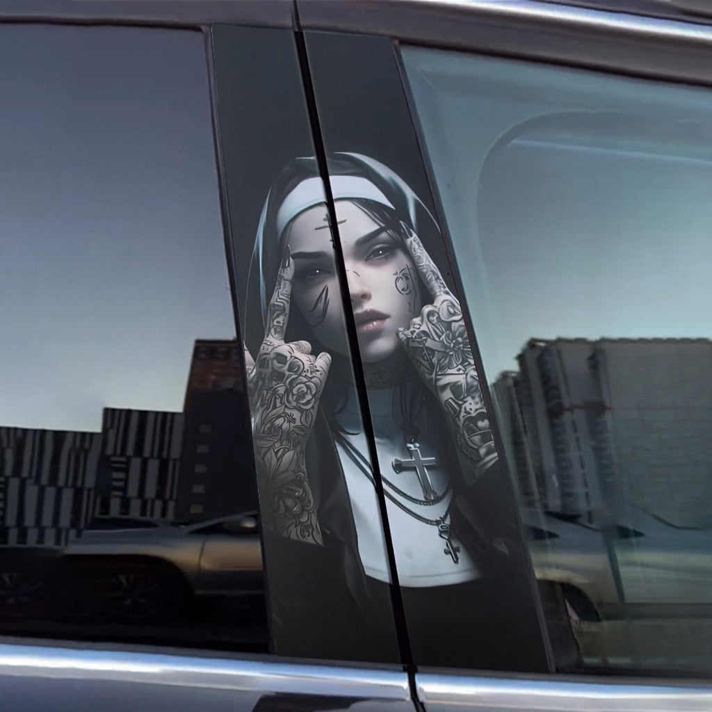 Auto-Türaufkleber für Frauen