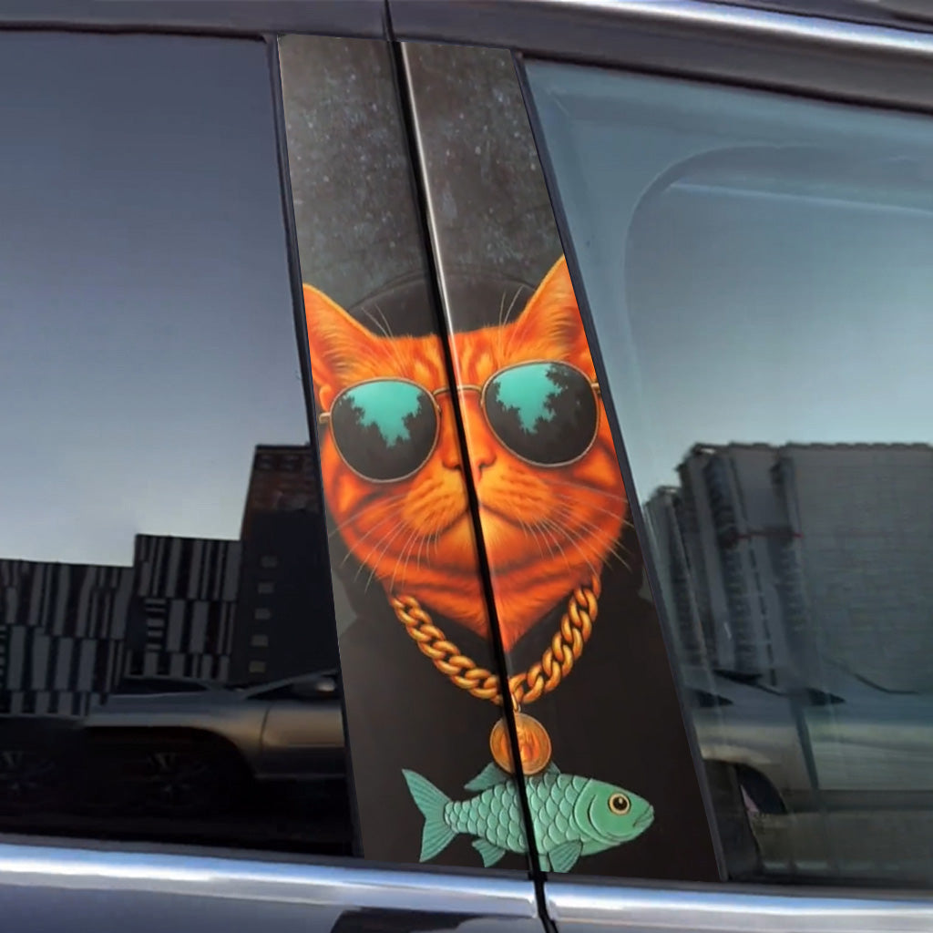 Katzen Auto Tür Aufkleber