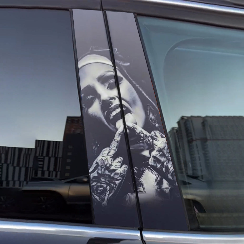 Auto-Türaufkleber für Frauen