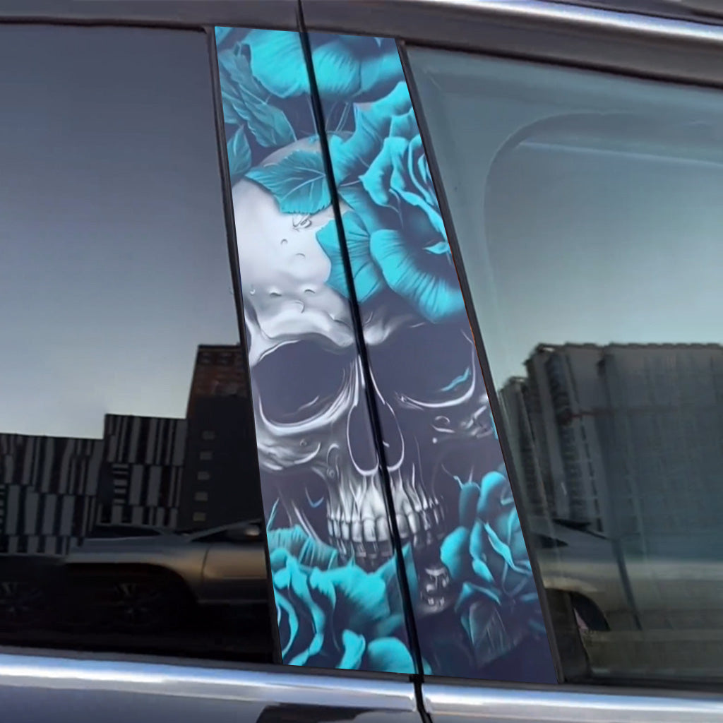 Zucker-Totenkopf-Auto-Tür-Aufkleber
