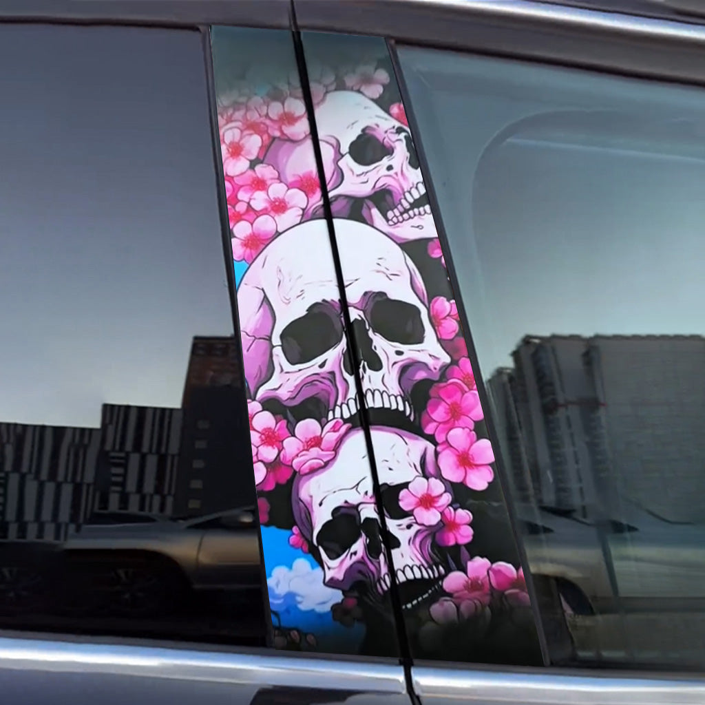 Zucker-Totenkopf-Auto-Tür-Aufkleber