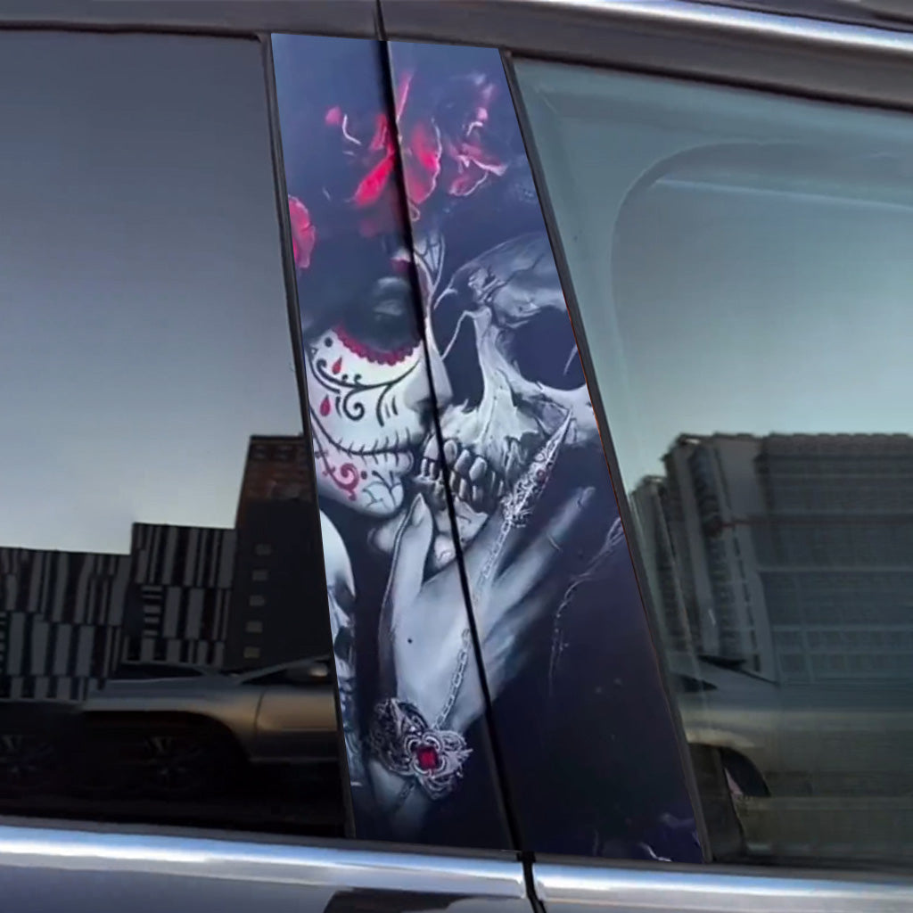 Zucker-Totenkopf-Auto-Tür-Aufkleber