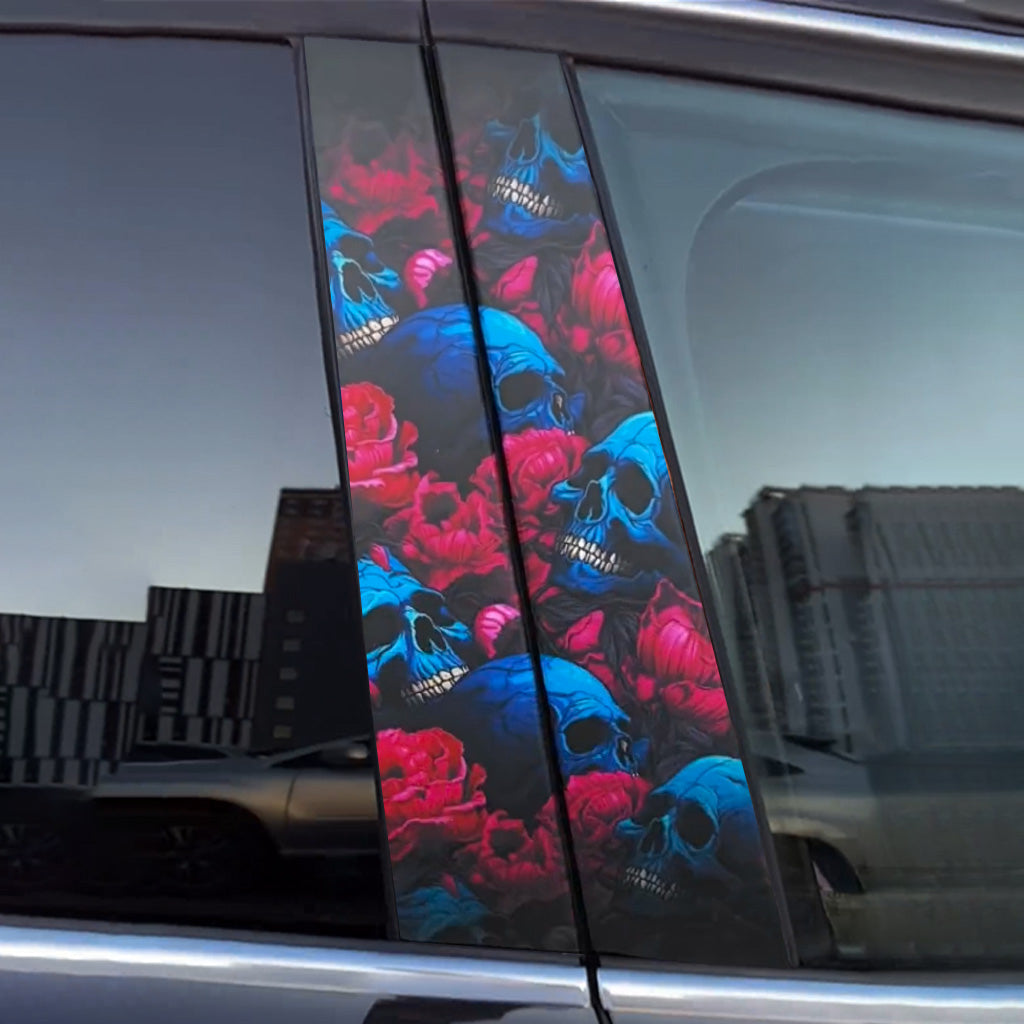 Zucker-Totenkopf-Auto-Tür-Aufkleber