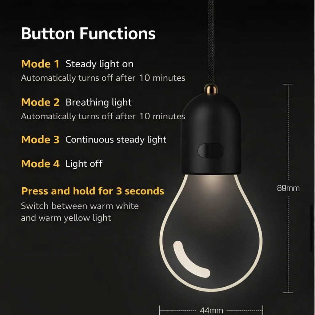 LumiBulb Car Charm