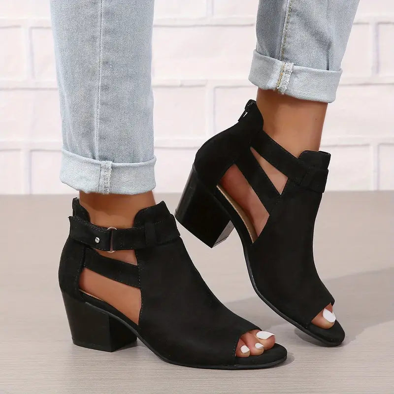 Women's Orthopaedic High Heel Leather Shoes