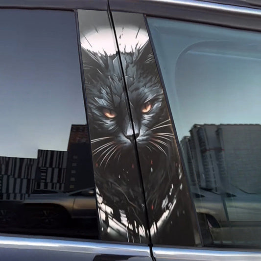 Cat Car Door Stickers