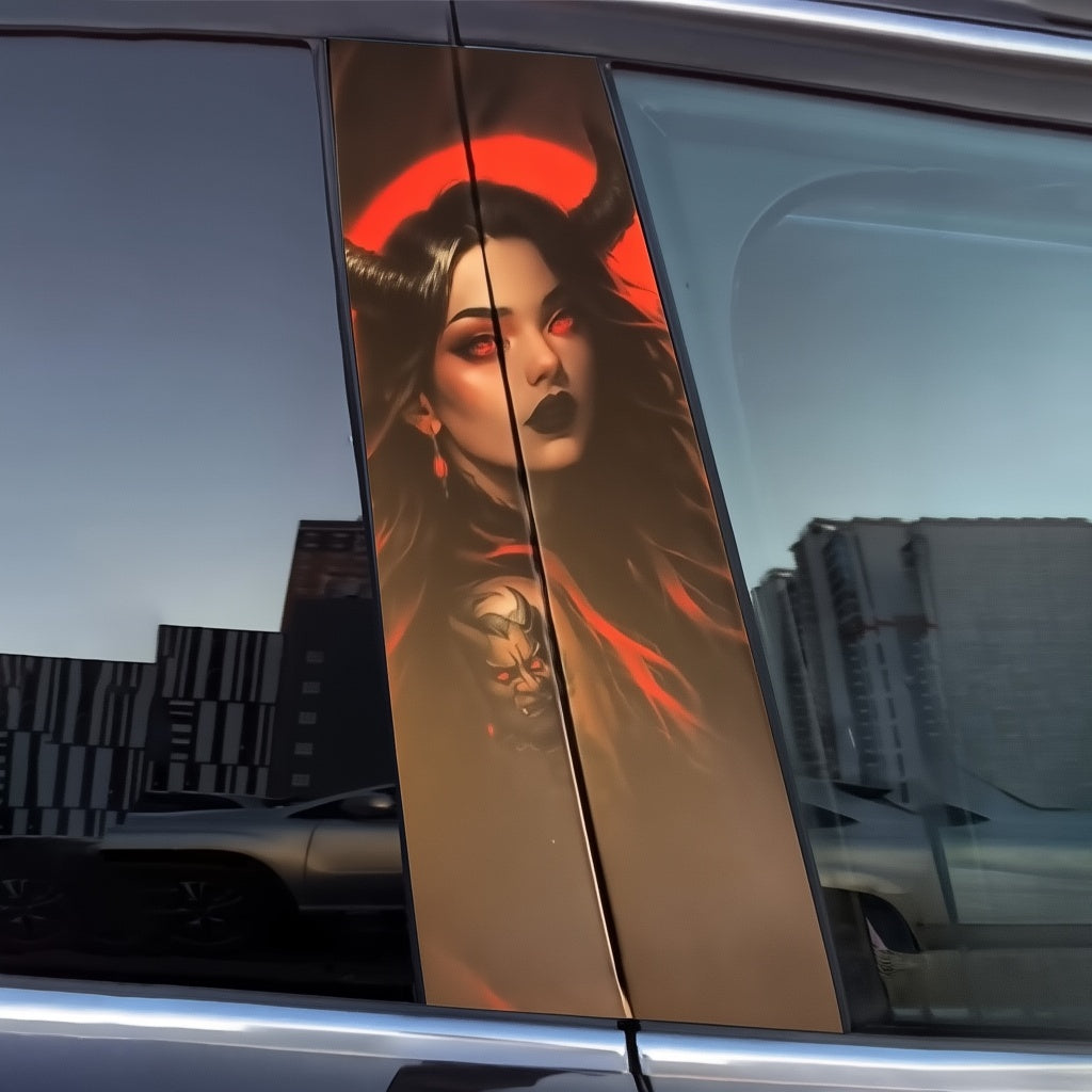 Auto-Türaufkleber für Frauen