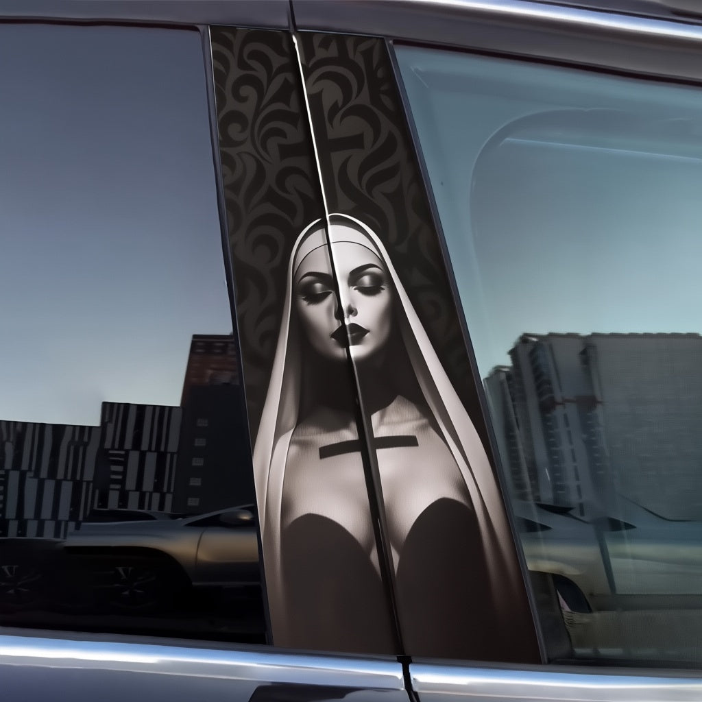 Auto-Türaufkleber für Frauen