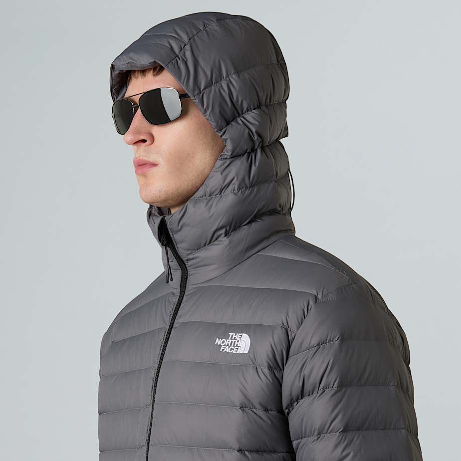 Klassische Daunenjacke für Herren mit Kapuze