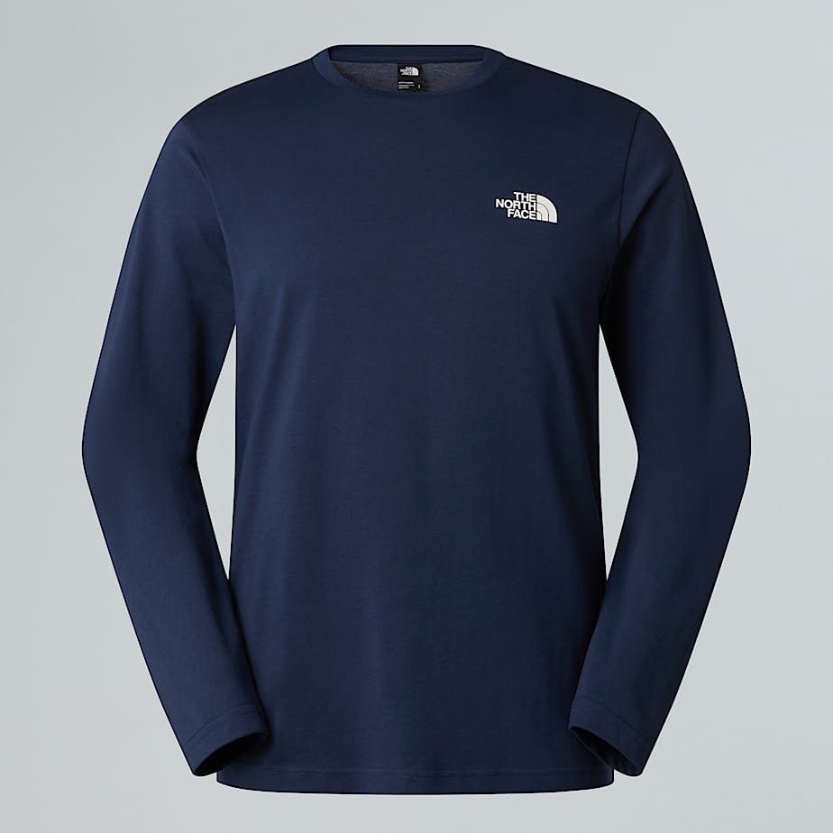 Herren Langarm-T-Shirt Simple Dome