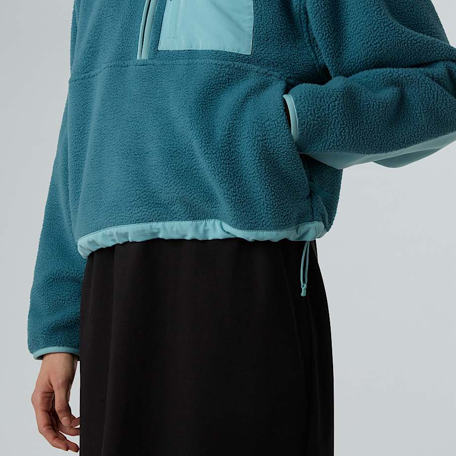 Damen Yumiori Fleecejacke mit halbem Reißverschluss für die Nebensaison