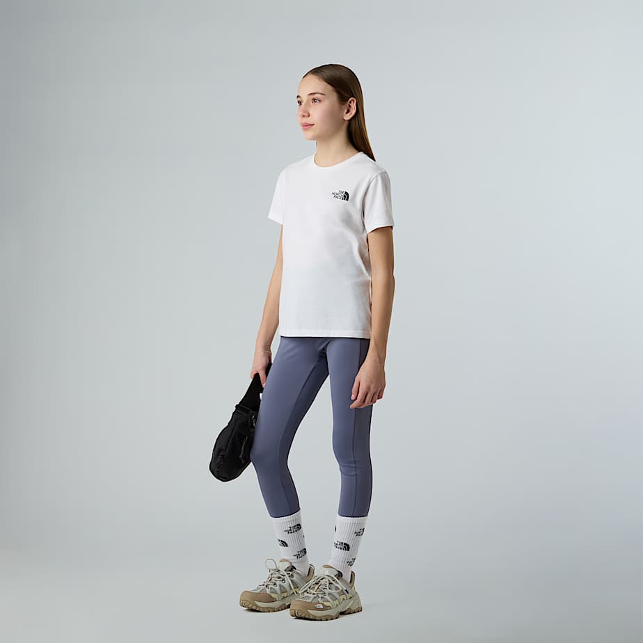 Teenager T-Shirt mit schlichtem Kuppel-Print