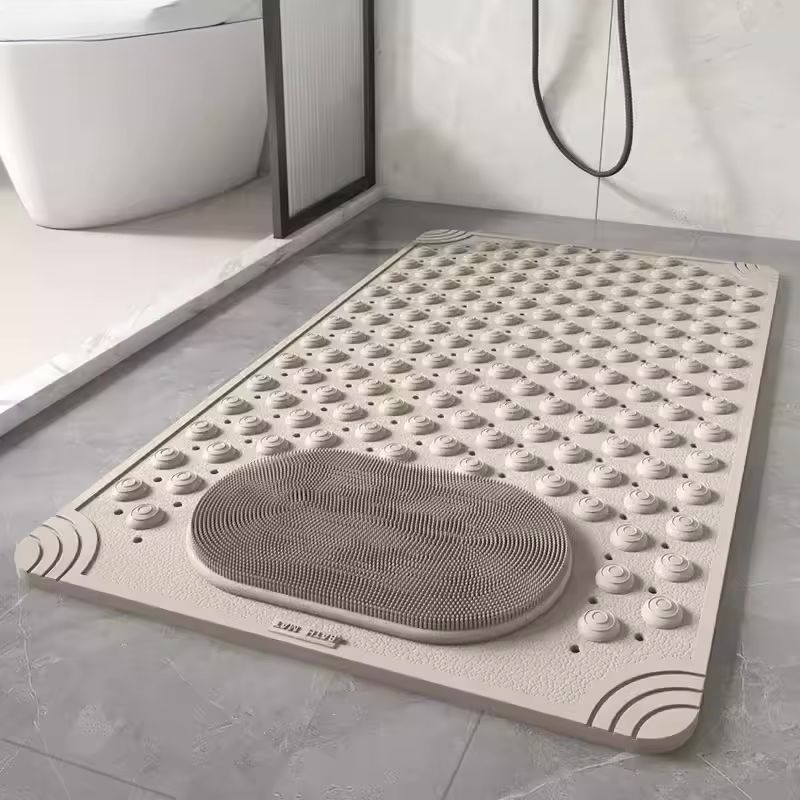 Non-Slip Waterproof Bath Mat with Massage Texture