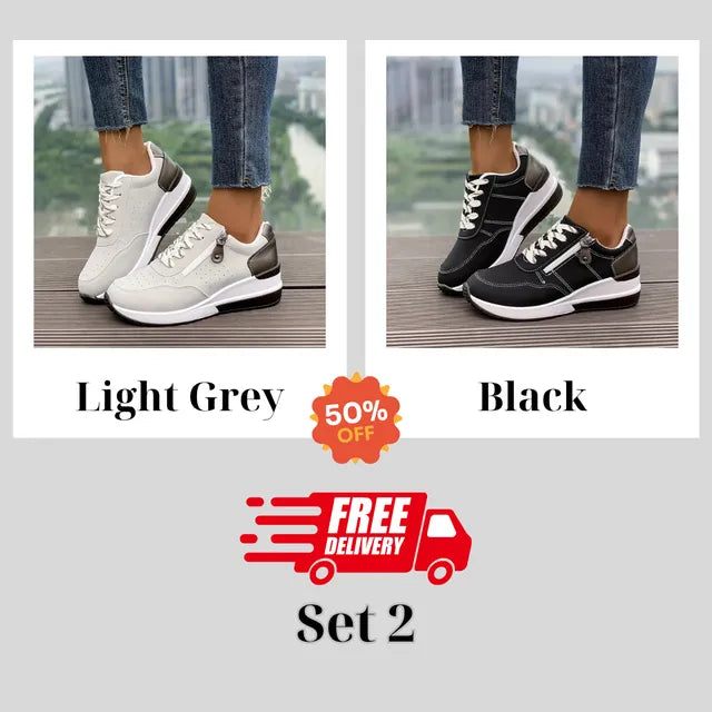 Vielseitige Low-Top-Fashion-Sneaker für Damen