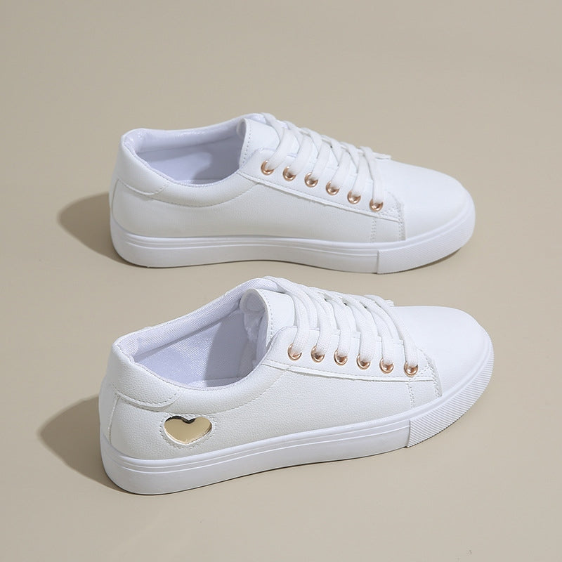 Weiße Low-Top Bequeme Orthopädische Sportsneaker