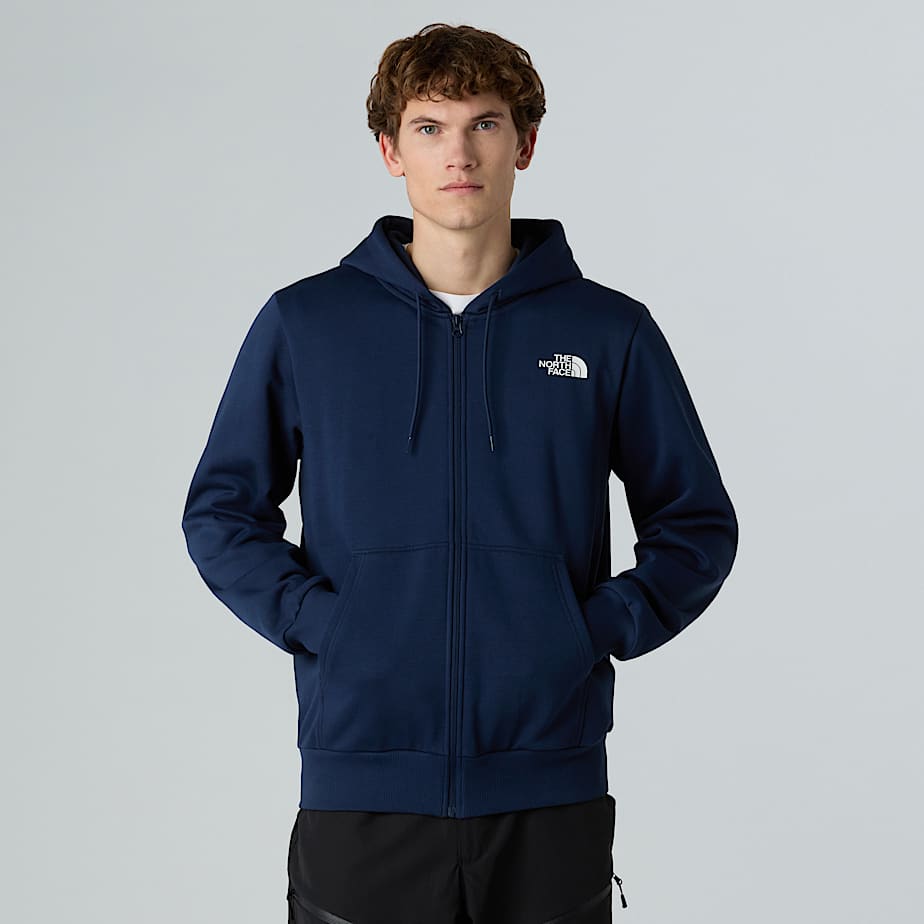 Herren Simple Dome Kapuzenjacke mit durchgehendem Reißverschluss