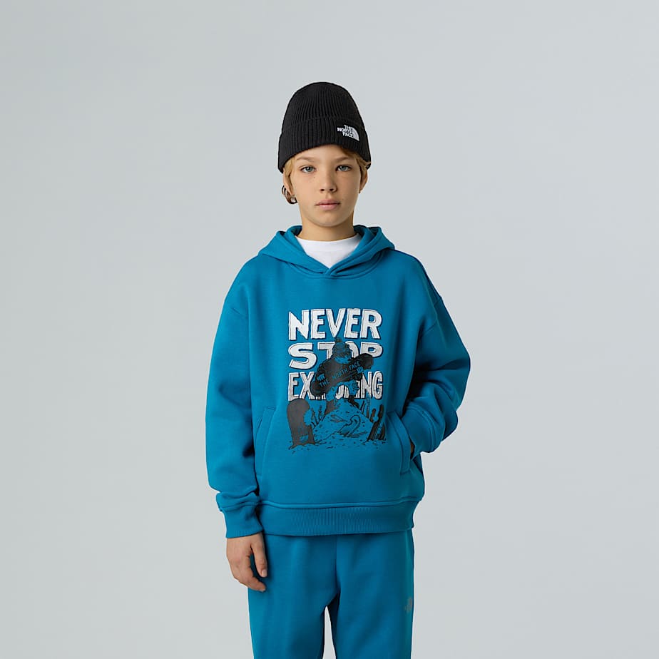 Oversized Hoodie mit Grafik für Jungen