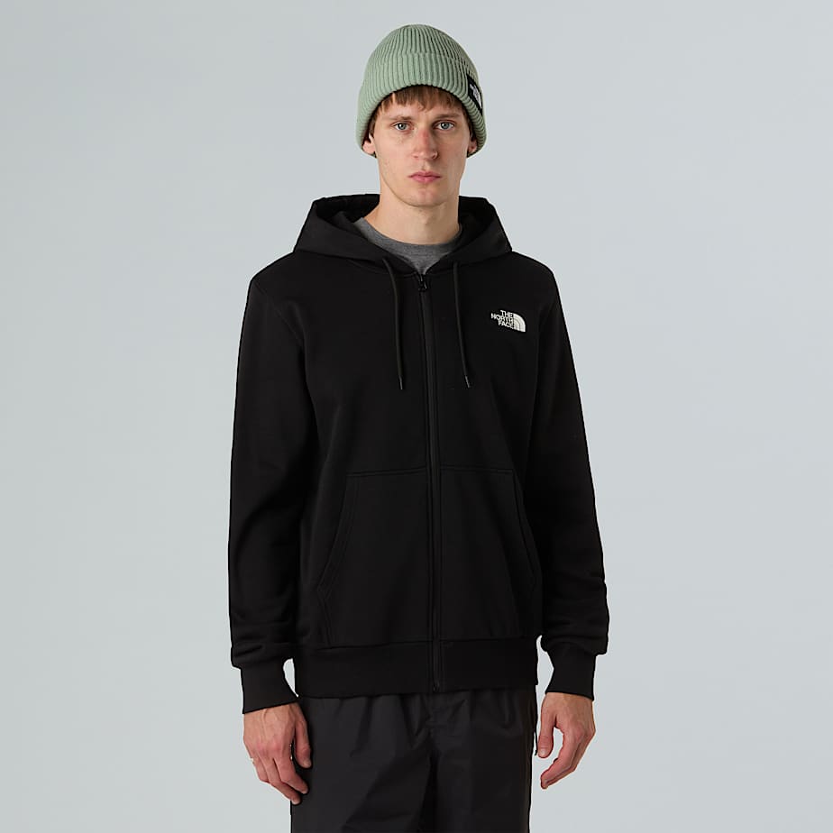 Herren Simple Dome Kapuzenjacke mit durchgehendem Reißverschluss