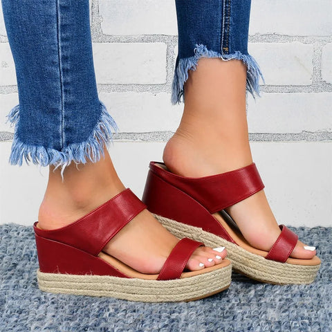 Damen Wedges Sandalen