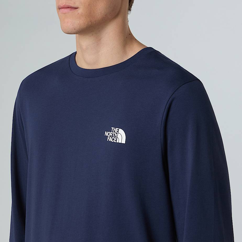 Herren Langarm-T-Shirt Simple Dome
