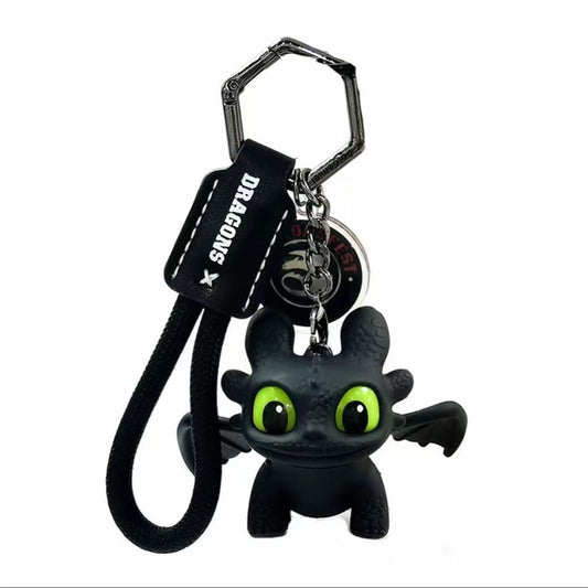 Light-Up Toothless Dragon Keychain