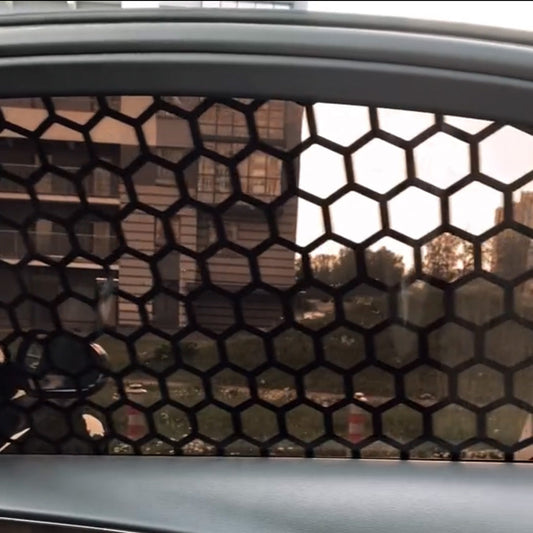 Honeycomb Car Window Stickers Carving Series