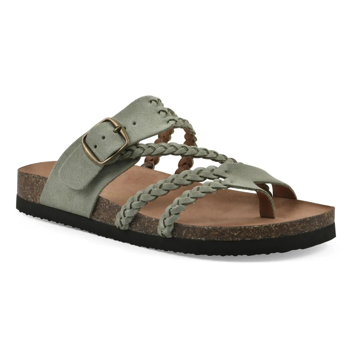 Geflochtene Korksandale für Damen – Bequeme Sommer-Schuhe mit weiter Passform