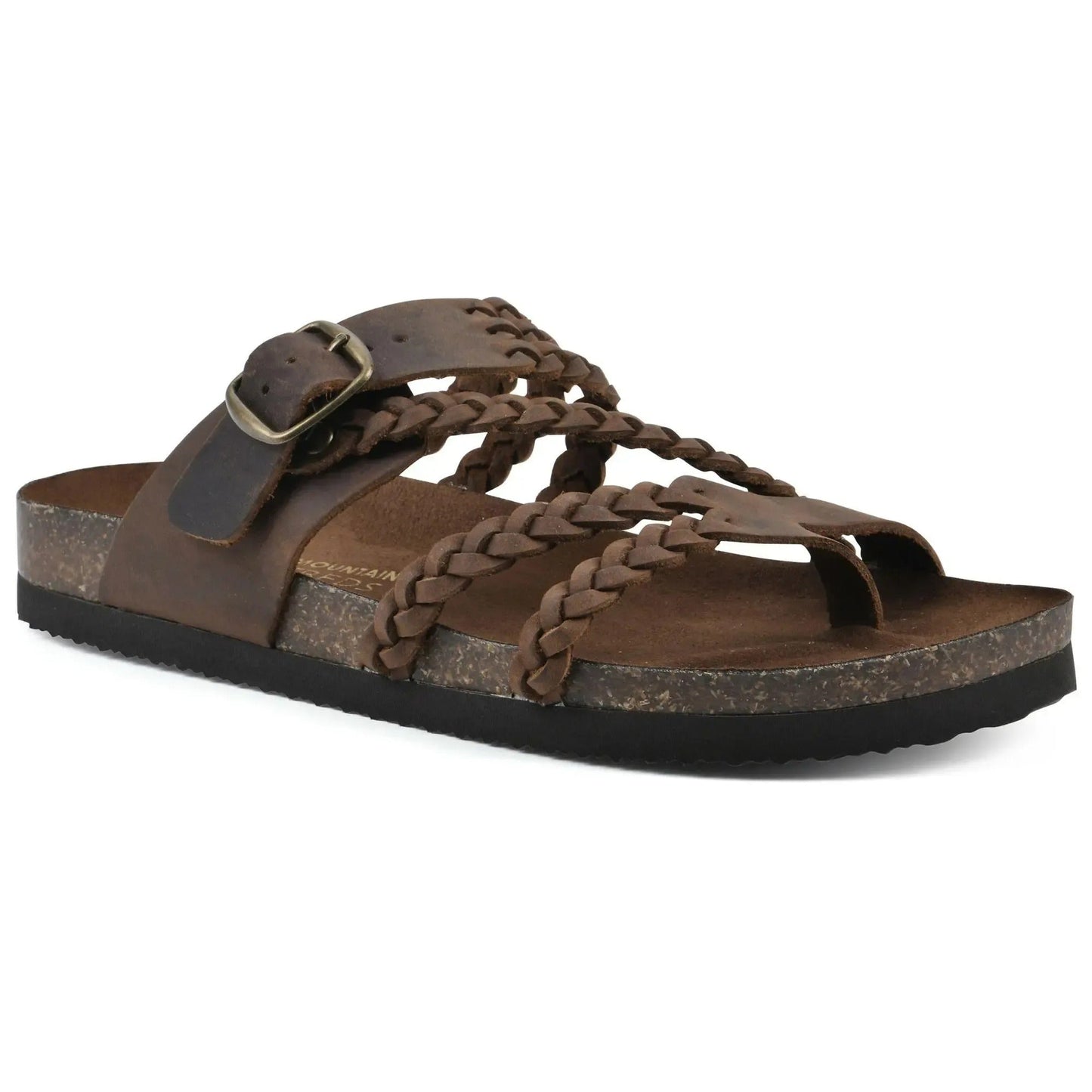 Geflochtene Korksandale für Damen – Bequeme Sommer-Schuhe mit weiter Passform